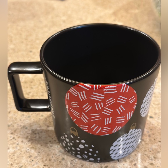 Starbucks Coffee Co. Christmas Ornament Black, Red, White 14 Oz. Cup Mug ~ 2016 - Picture 5 of 15